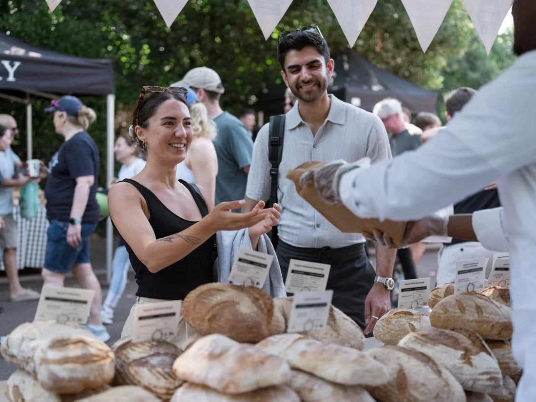 Flour, Salt & Time. Ingredients for change.